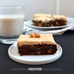 Peanut Butter Frosted Brownies